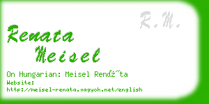 renata meisel business card